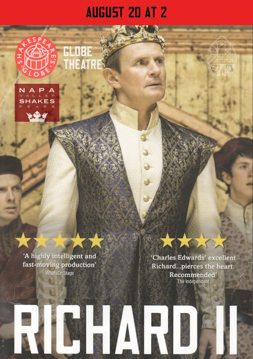Poster de Richard II - Live at Shakespeare's Globe