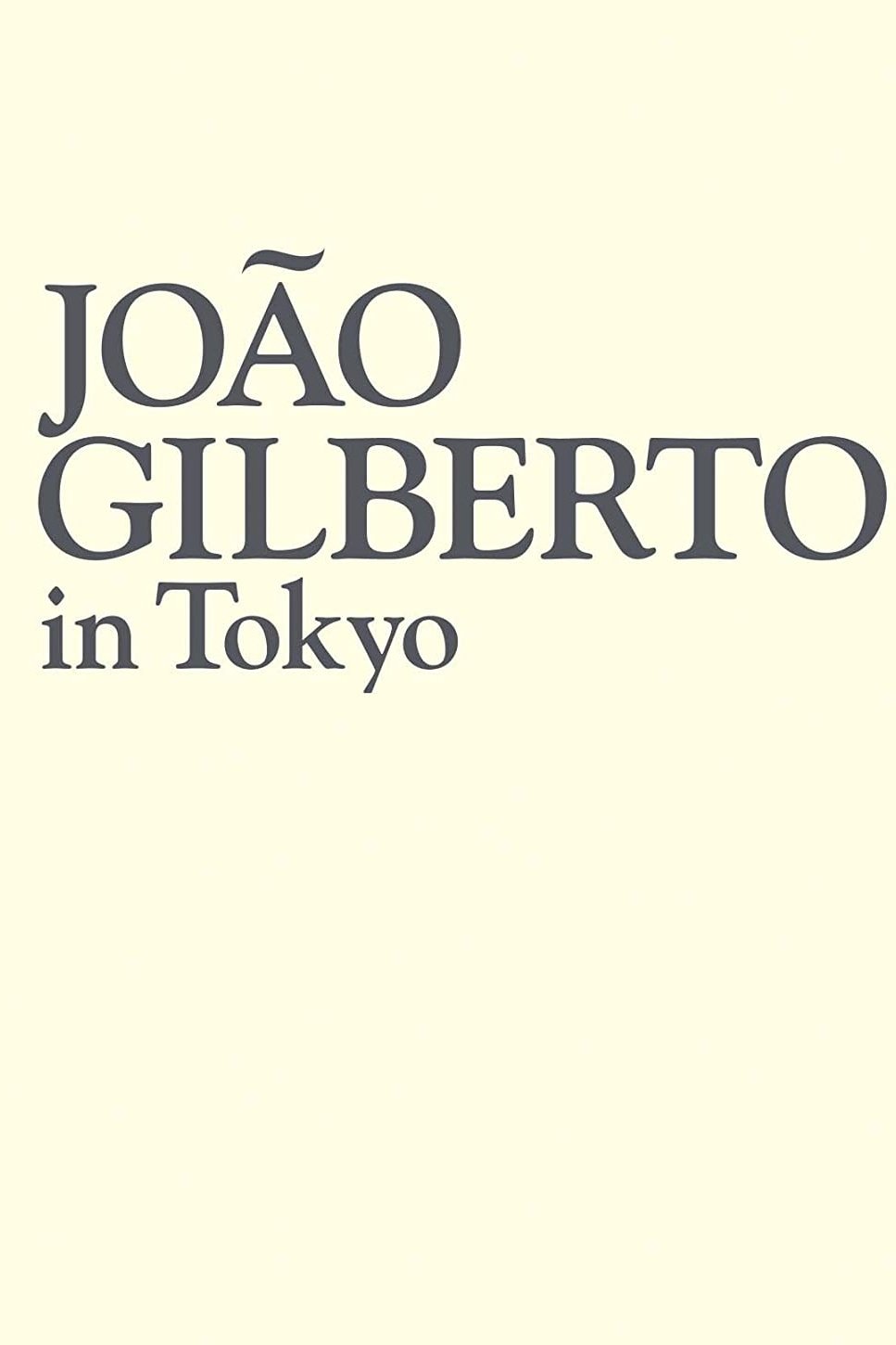 Poster de João Gilberto - Live In Tokyo