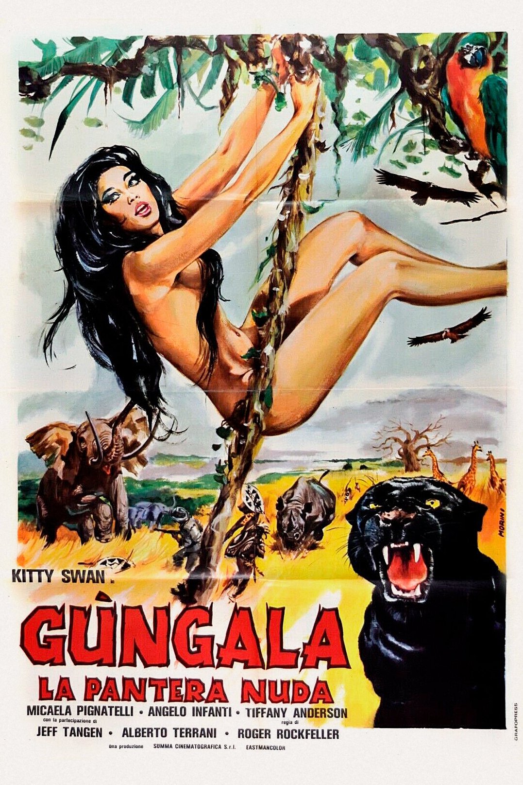 Gungala la pantera nuda Poster