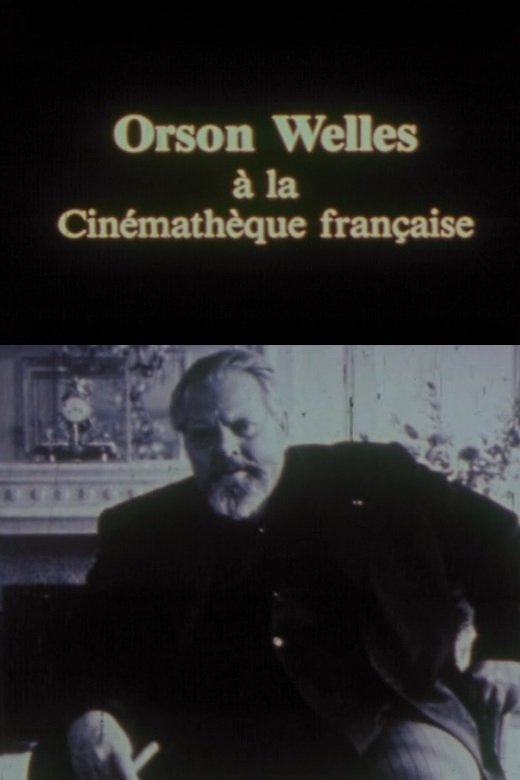 Poster de Orson Welles à la Cinémathèque française
