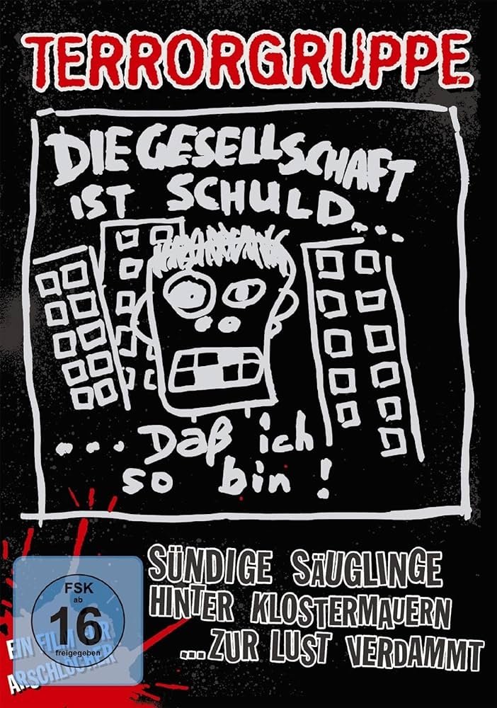 Poster de Sündige Säuglinge hinter Klostermauern zur Lust verdammt