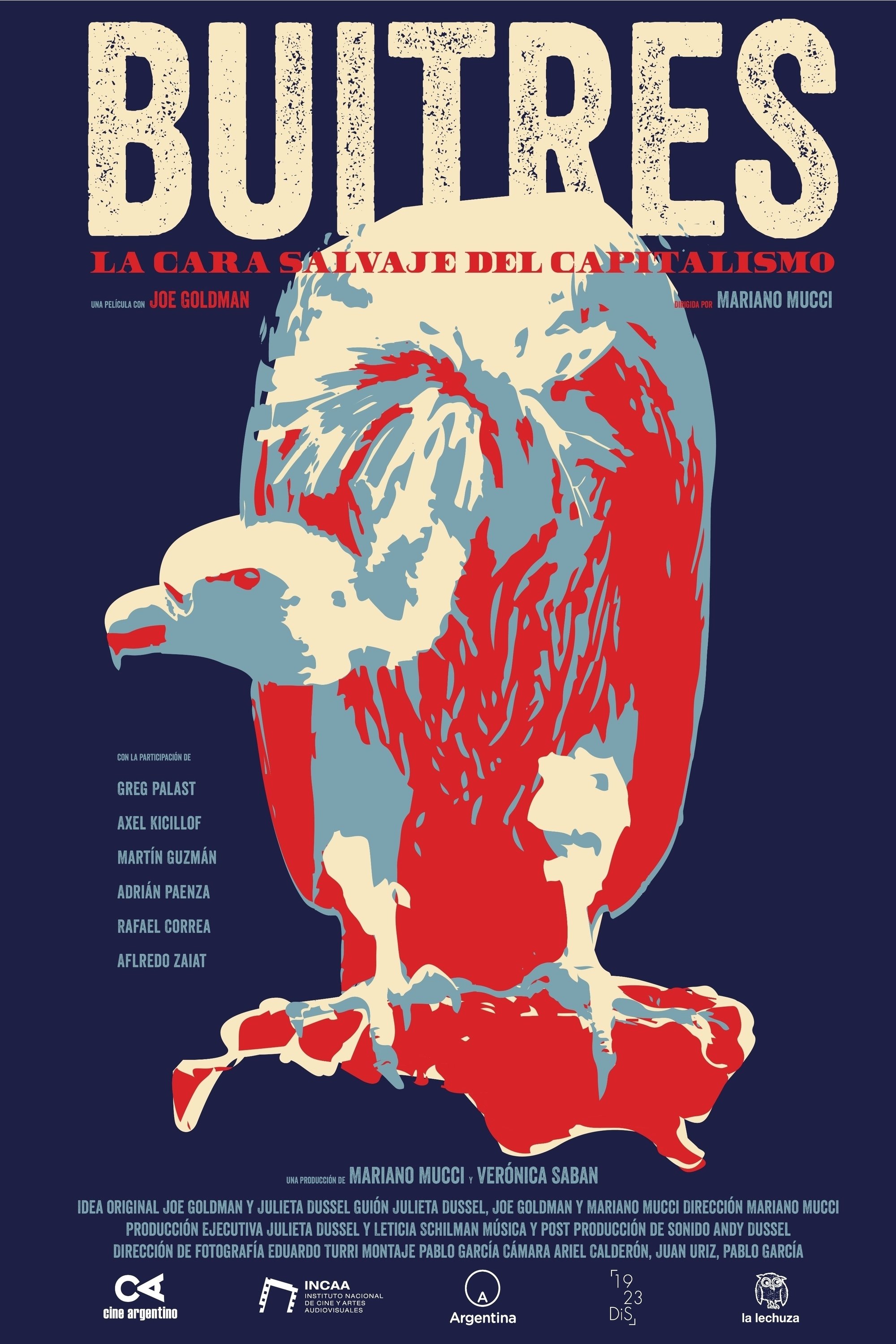 Poster de Buitres, la cara salvaje del capitalismo