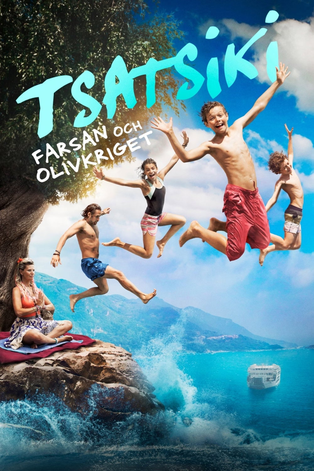 Poster de Tsatsiki, farsan och olivkriget