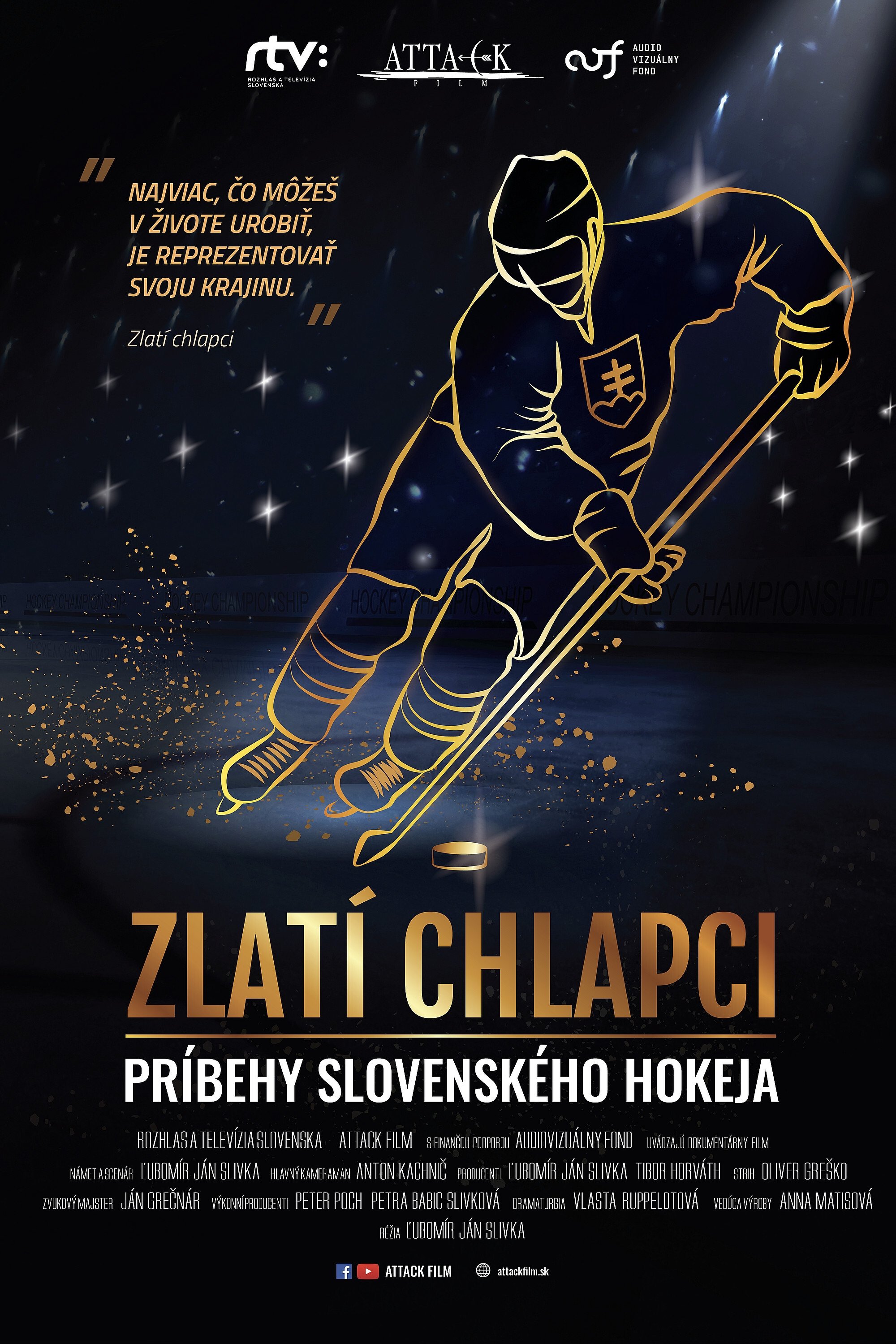 Poster de Zlatí chlapci: Príbehy slovenského hokeja