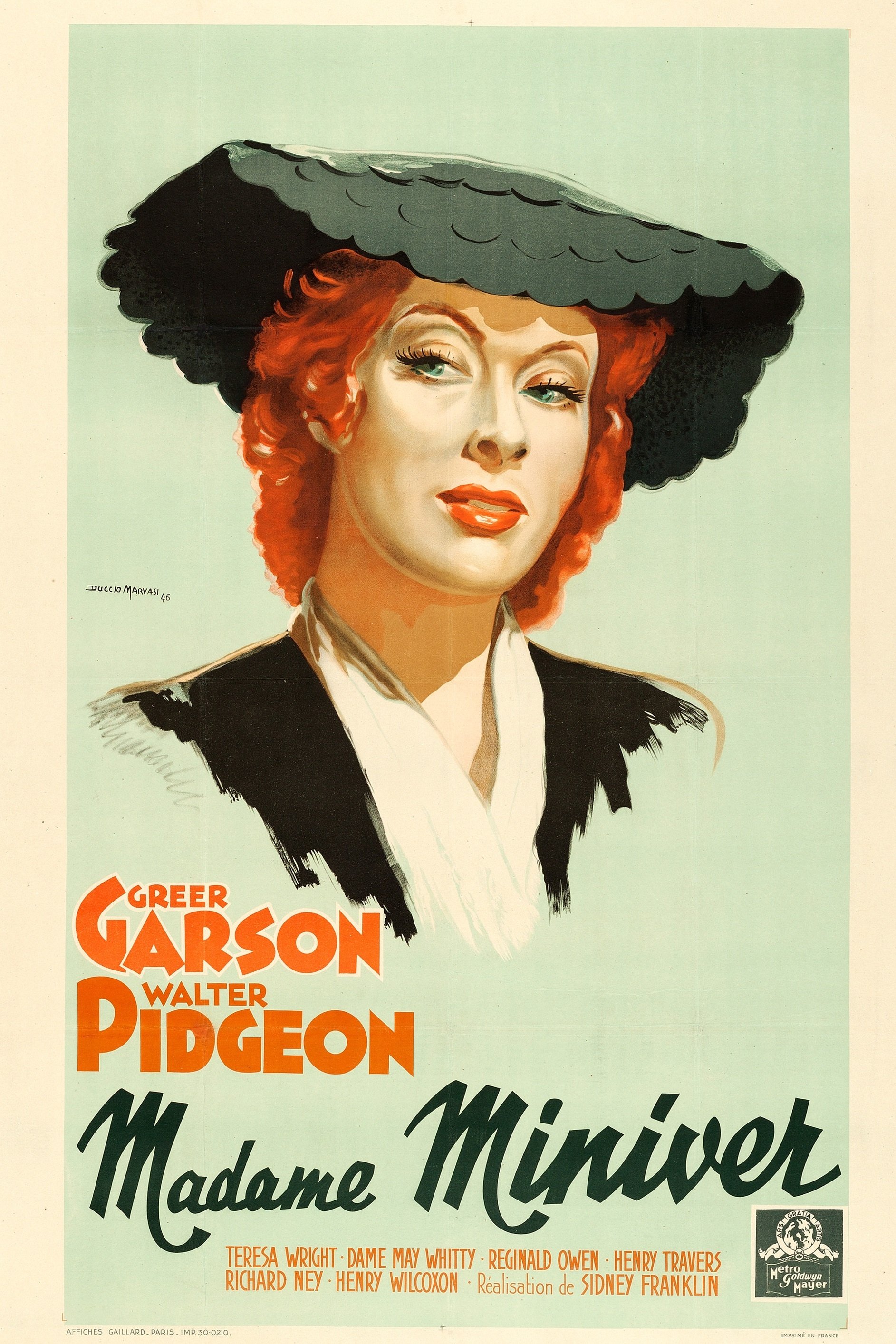 Affiche du film Madame Miniver