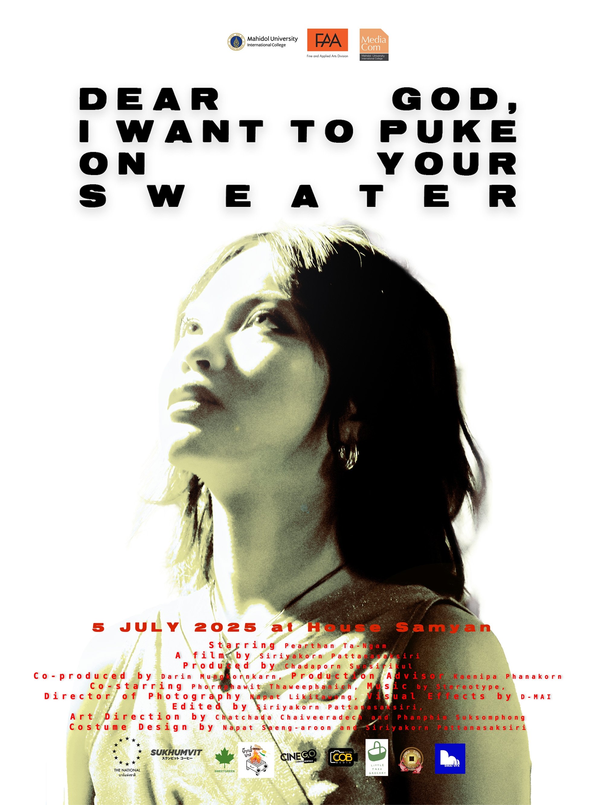 Poster de Dear God, I want to puke on your sweater