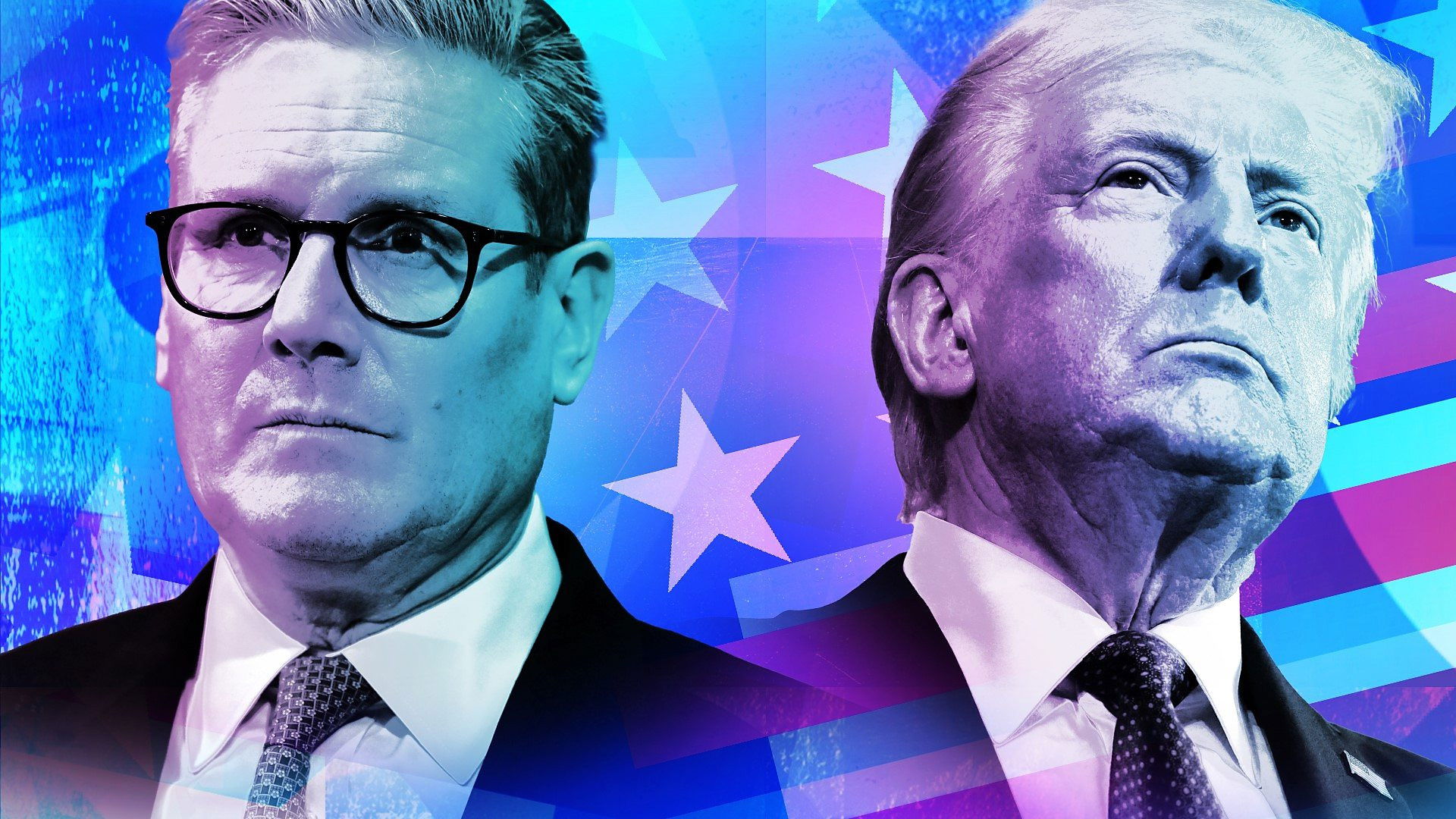 Trump touches down in the UK