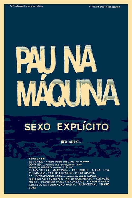 Poster de Pau na Máquina