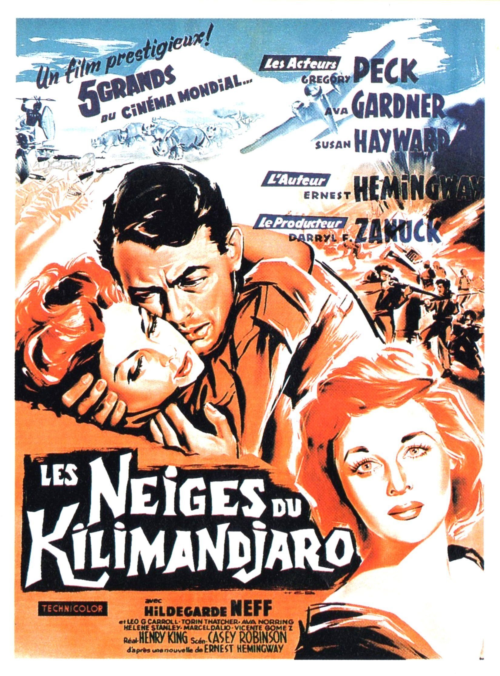 Affiche du film The Snows of Kilimanjaro