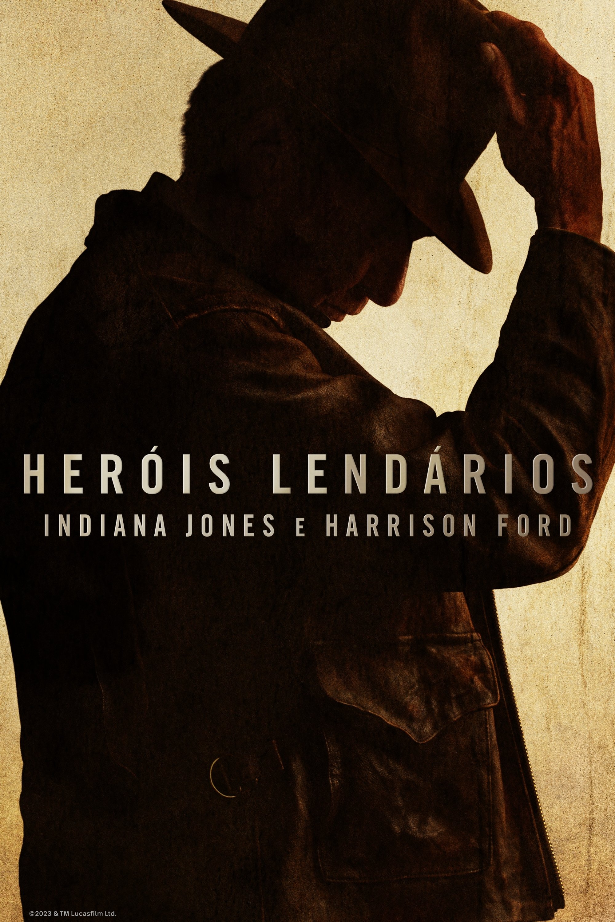 Poster de Heróis Lendários: Indiana Jones e Harrison Ford