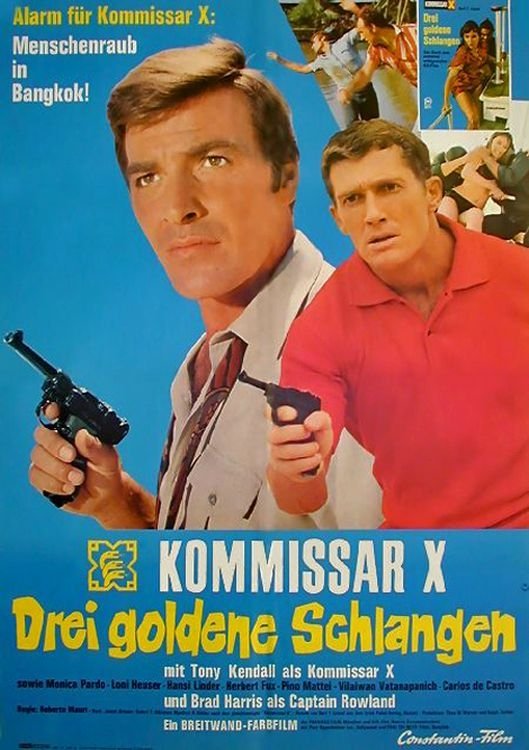 Poster de Kommissar X - Drei goldene Schlangen