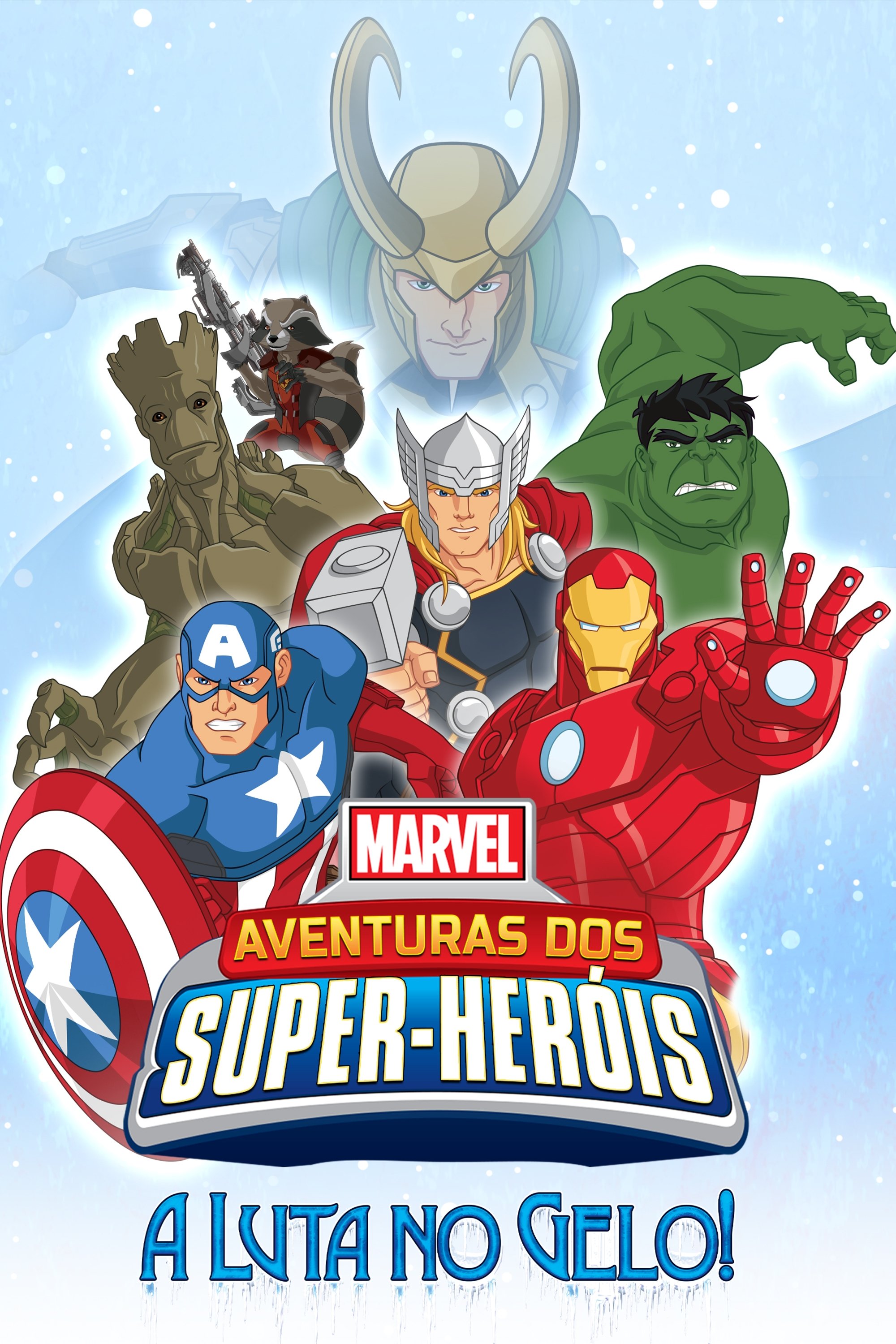 Poster de Aventuras dos Super-Heróis da Marvel: A Luta no Gelo