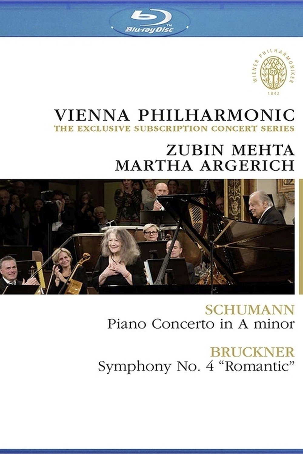 Poster de Vienna Philharmonic The Exclusive Subscription Concert Series - Zubin Mehta & Martha Argerich