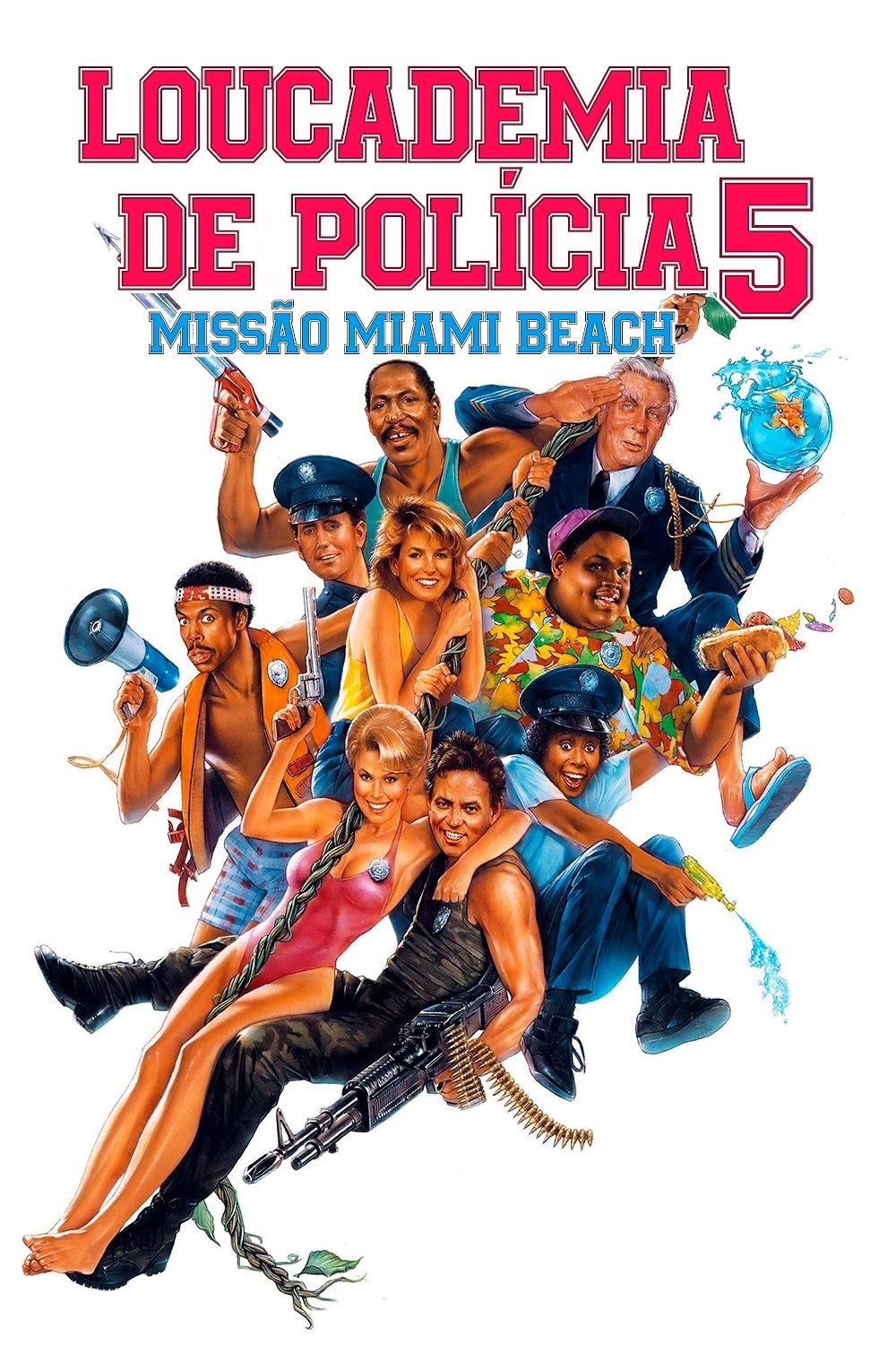 Poster de Loucademia de Polícia 5: Missão Miami Beach