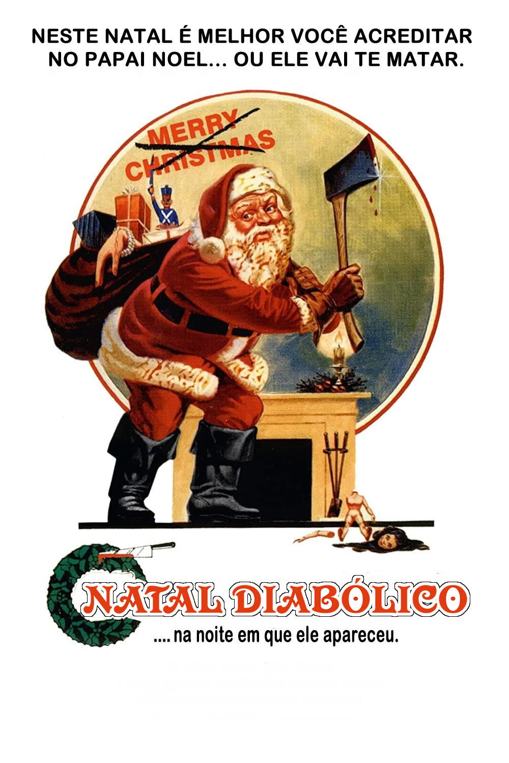 Poster de Natal Diabólico
