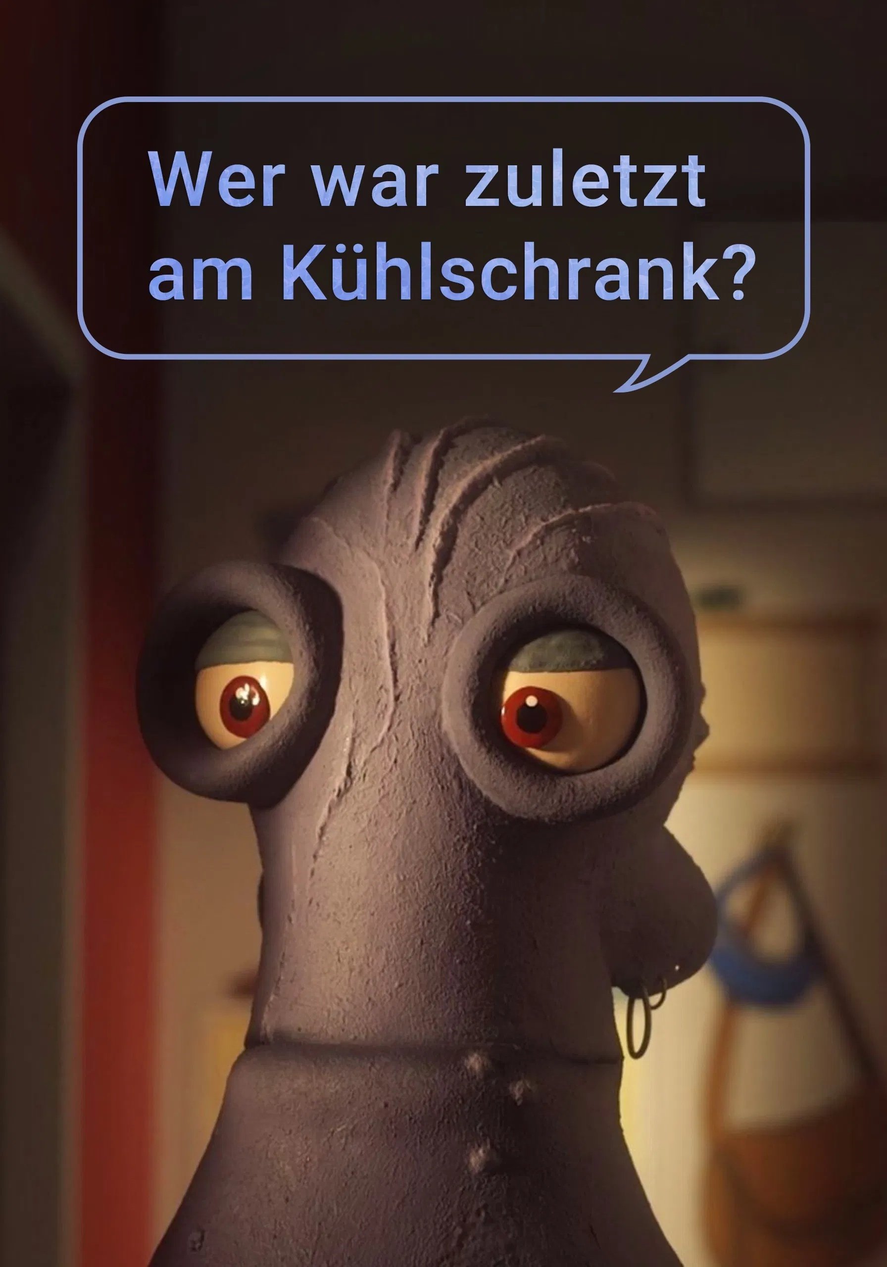 Poster de Wer war zuletzt am Kühlschrank?