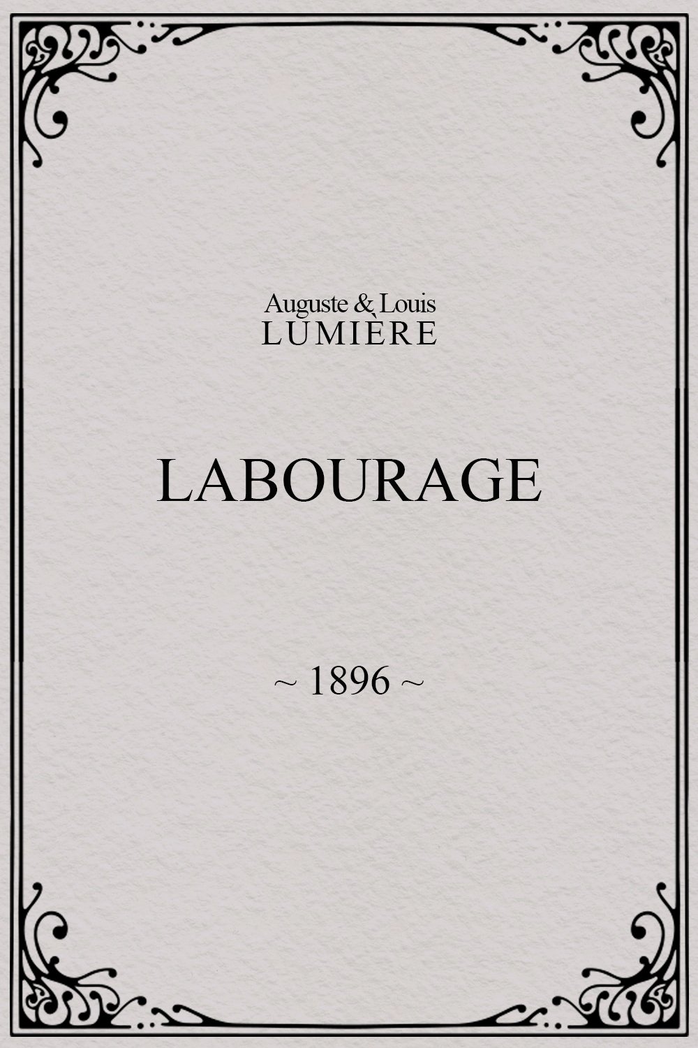 Poster de Labourage