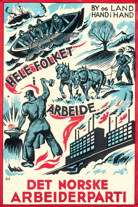 Poster de By og land hand i hand