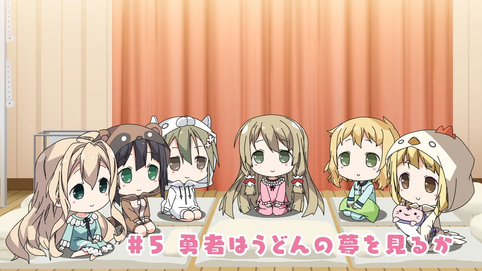 Churutto! Episode 5: Do Heroes Dream of Udon?