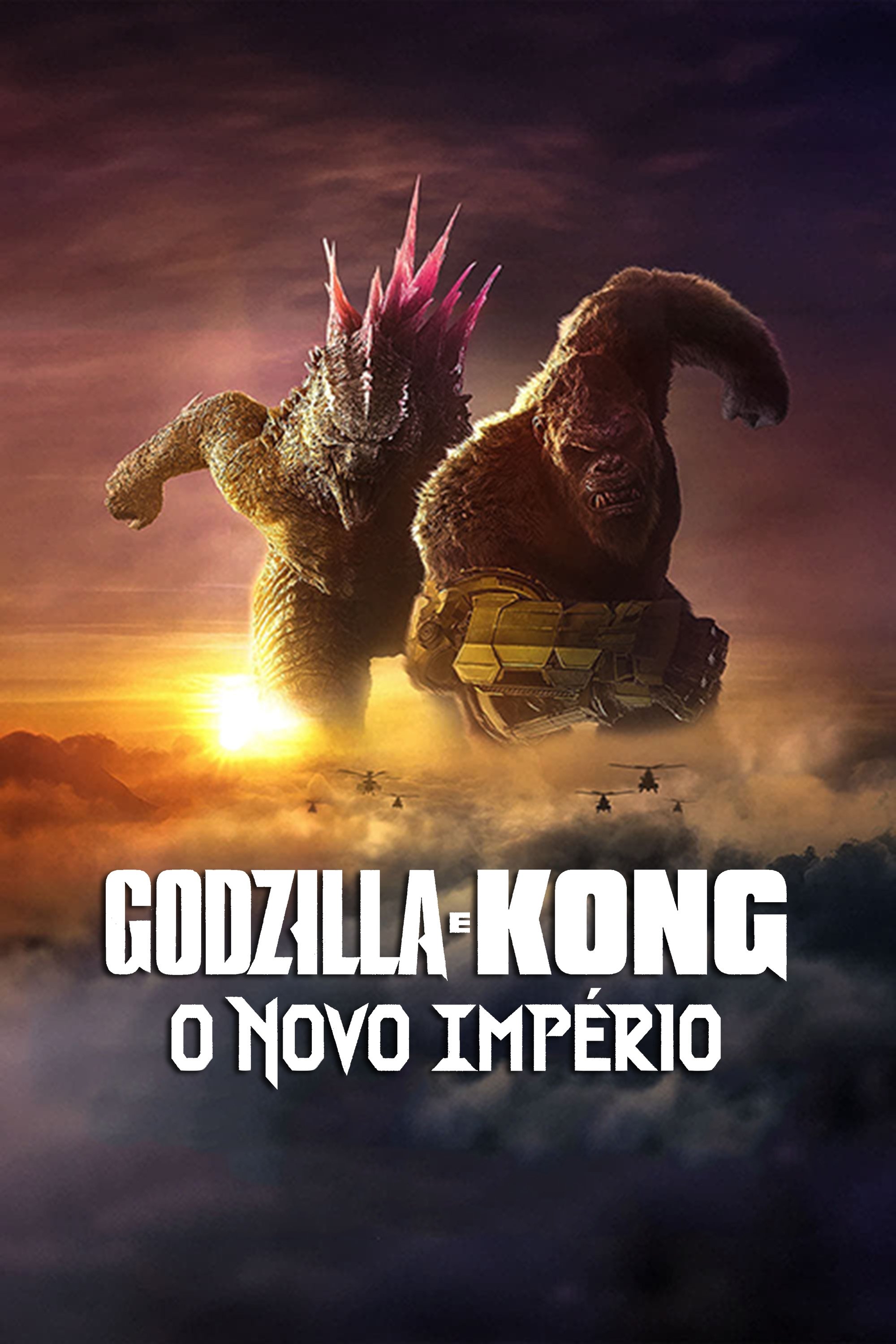 Poster de Godzilla e Kong: O Novo Império