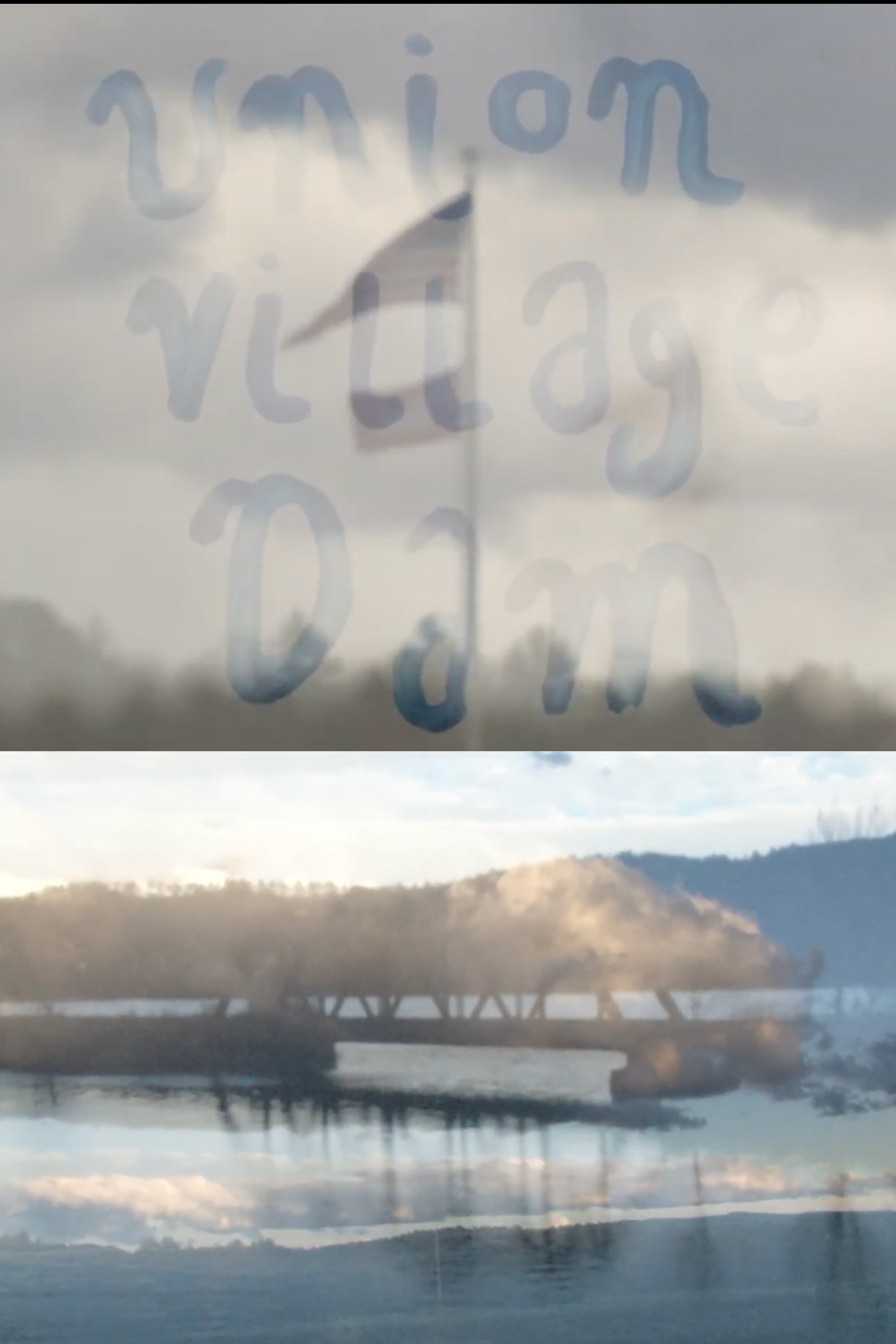 Poster de Union Village Dam and the Ompompanoosuc flows to the Connecticut