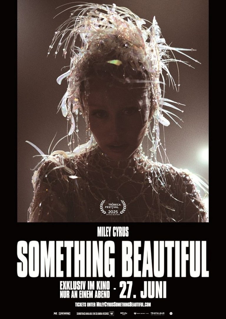Something Beautiful ist eine einzigartige Pop-Oper voller Fantasie mit dreizehn neuen Songs aus dem visuellen Album Something Beautiful von Miley Cyrus. Exklusiv fürs Kino abgemischt von Alan Meyerson (Dune Part One, The Dark Night).