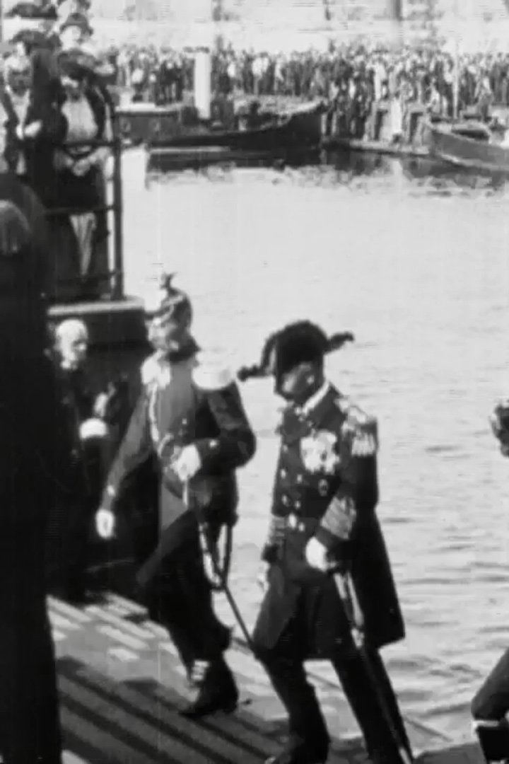 Poster de Kejser Wilhelms ankomst til København 1905