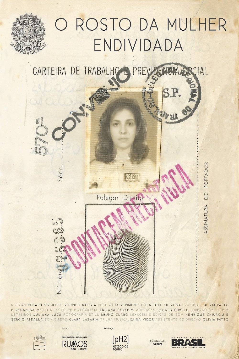 Poster de O Rosto da Mulher Endividada