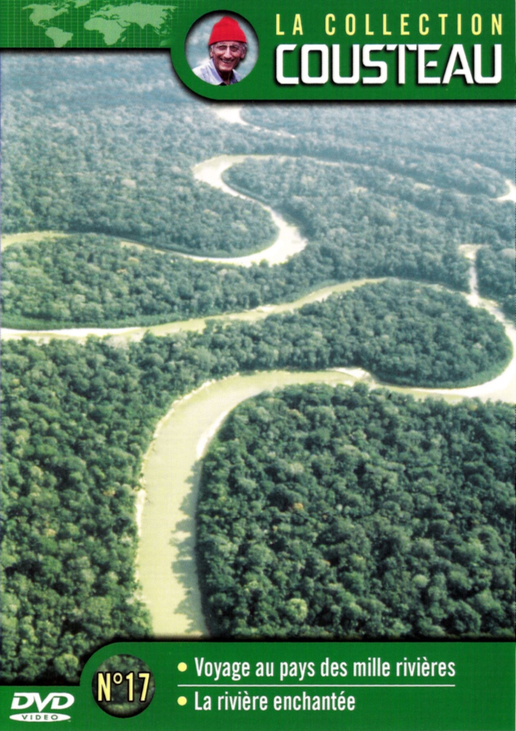 Poster de La collection Cousteau N°17 | Amazonie: au pays des milles rivières | Amazonie: la rivière enchantée