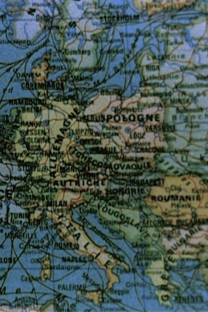 Poster de Un film de Charles Baudelaire (Carte politique du monde ou Système de signification)