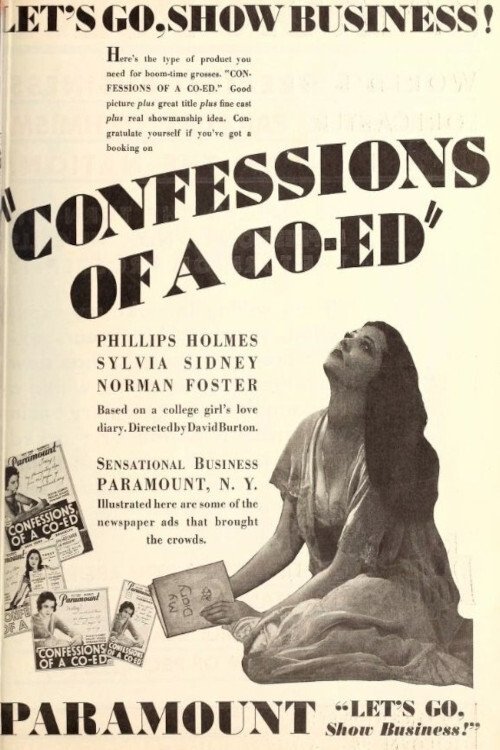 Poster de Confessions of a Co-Ed