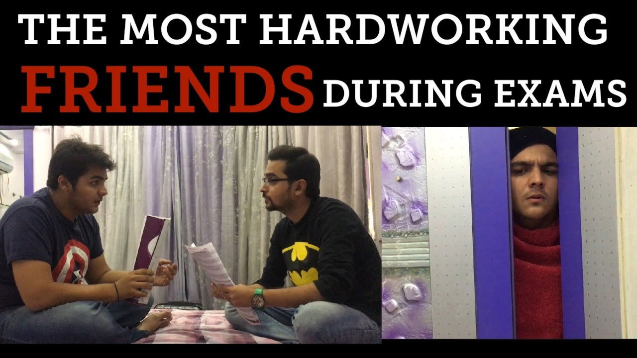 The most hardworking FRIENDS during exams!
