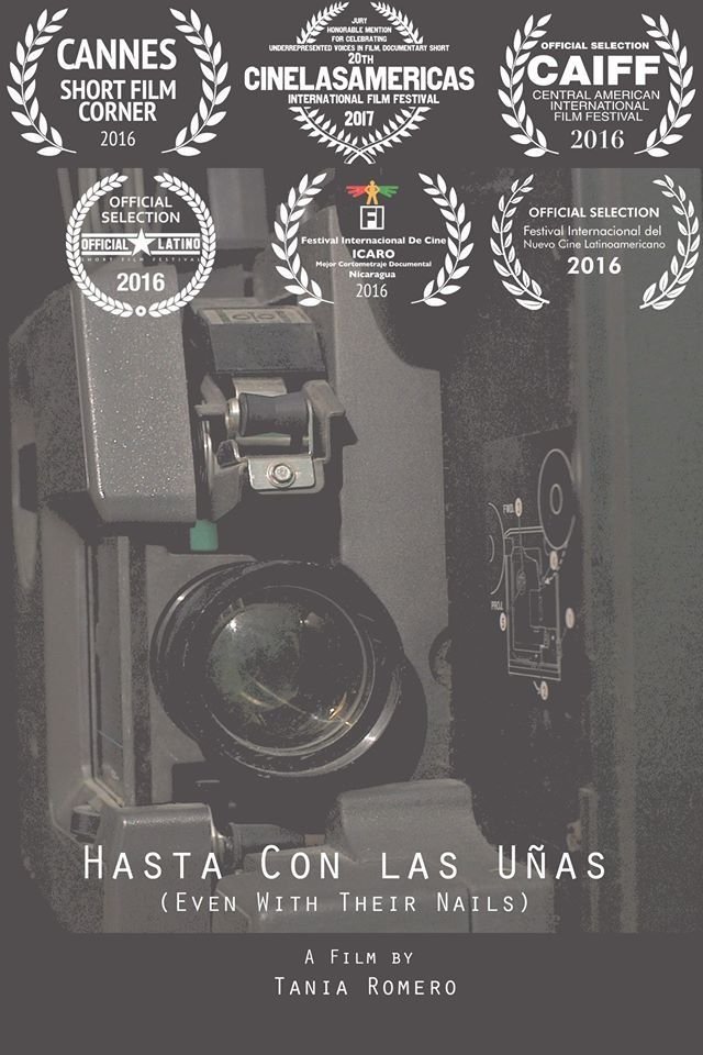 Poster de Hasta con las uñas: Mujeres cineastas de Nicaragua