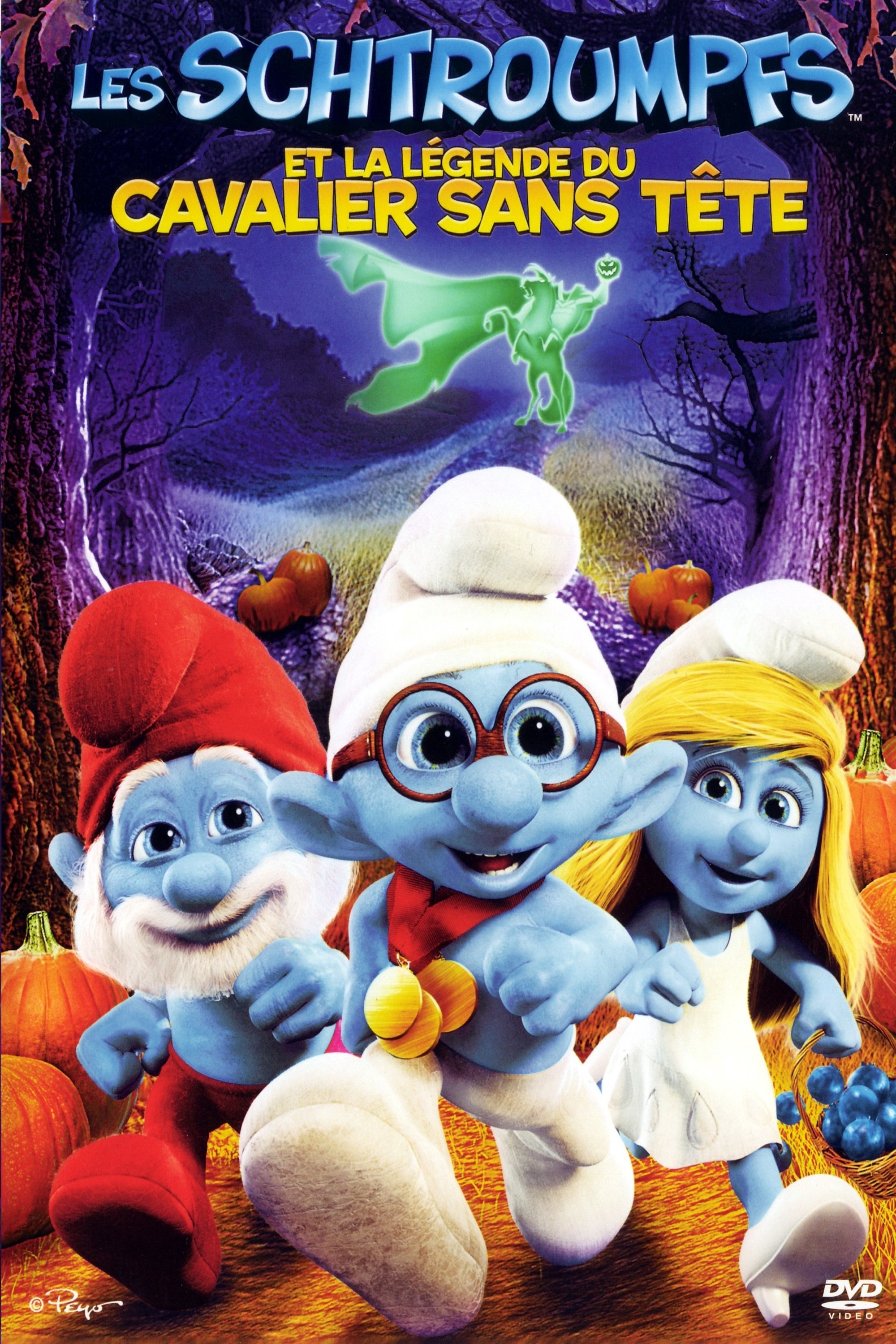 Affiche du film Les Schtroumpfs et La Légende du Cavalier sans Tête