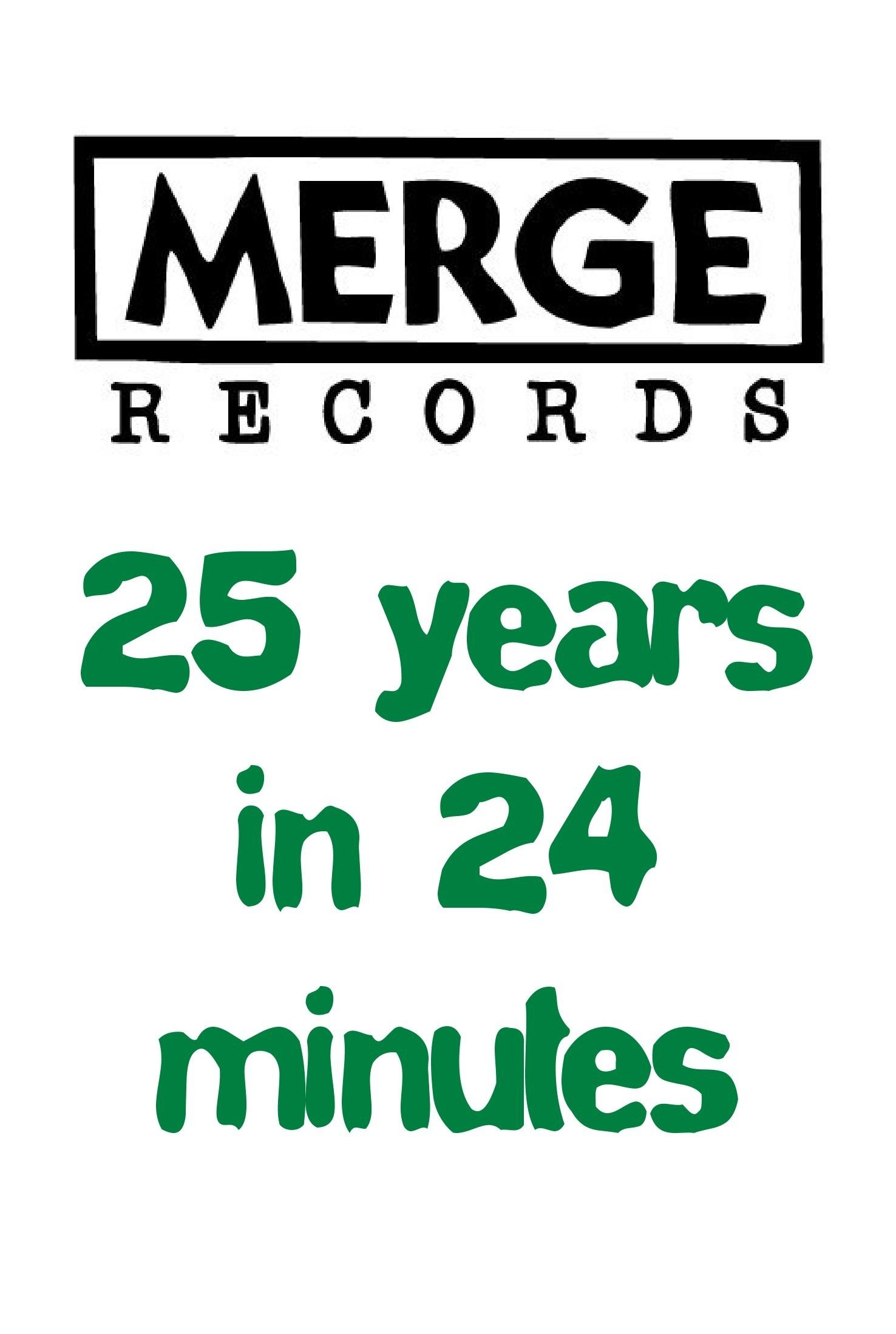 Poster de Merge Records: 25 Years in 24 Minutes