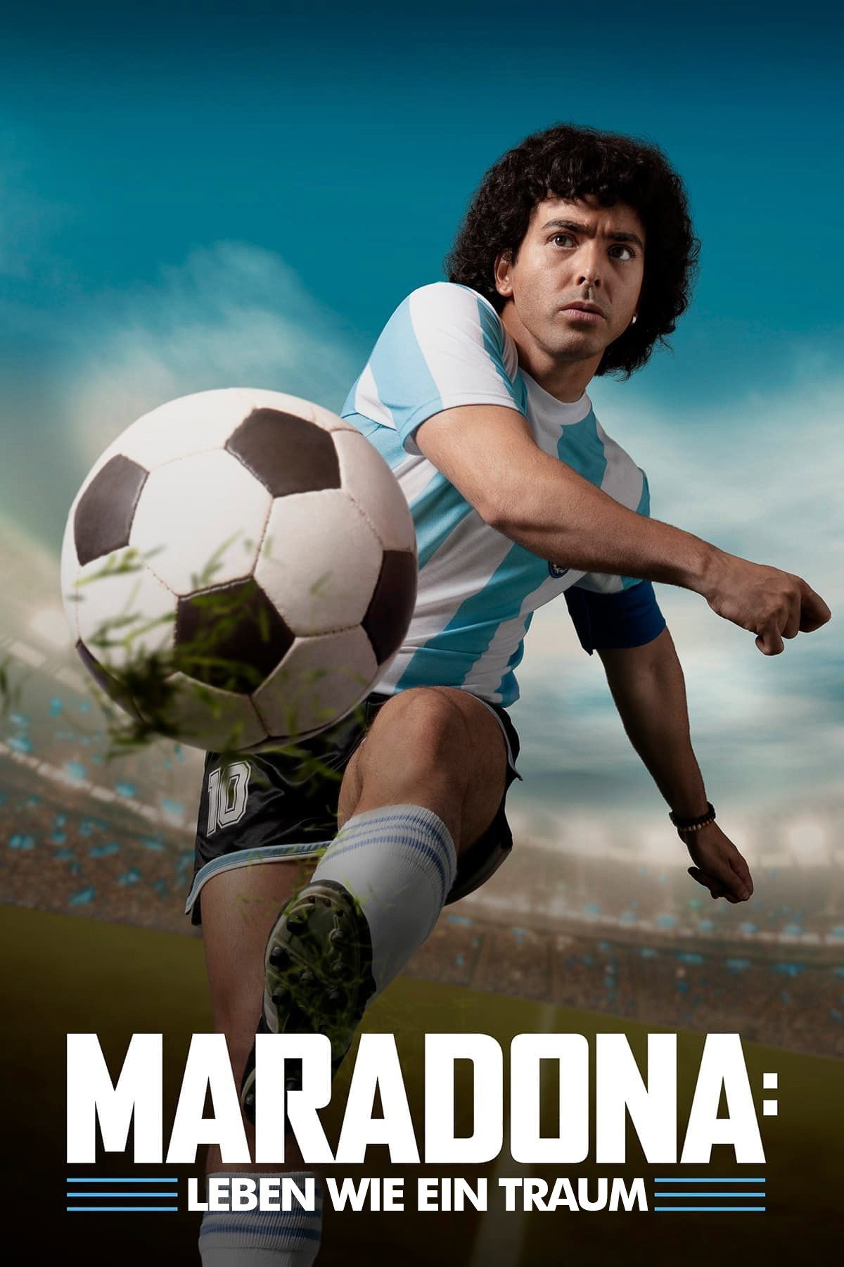 Biopic-Serie über den Ausnahme-Fußballspieler Diego Armando Maradona, seine Geschichte, Triumphe und Herausforderungen der „Hand Gottes“. In die Rolle von Maradona schlüpfen Nazareno Casero, Juan Palomino und Nicolas Goldschmidt, die den Sportler in den unterschiedlichen Stadien seines Lebens verkörpern – von den bescheidenen Anfängen in Villa Fiorito in Maradonas Heimatland Argentinien bis hin zu seiner alles verändernden Karriere bei Barcelona und Napoli. Wichtiger Bestandteil der Serie ist auch Maradonas Schlüsselrolle beim Sieg der Fußballweltmeisterschaft 1986 in Mexiko.