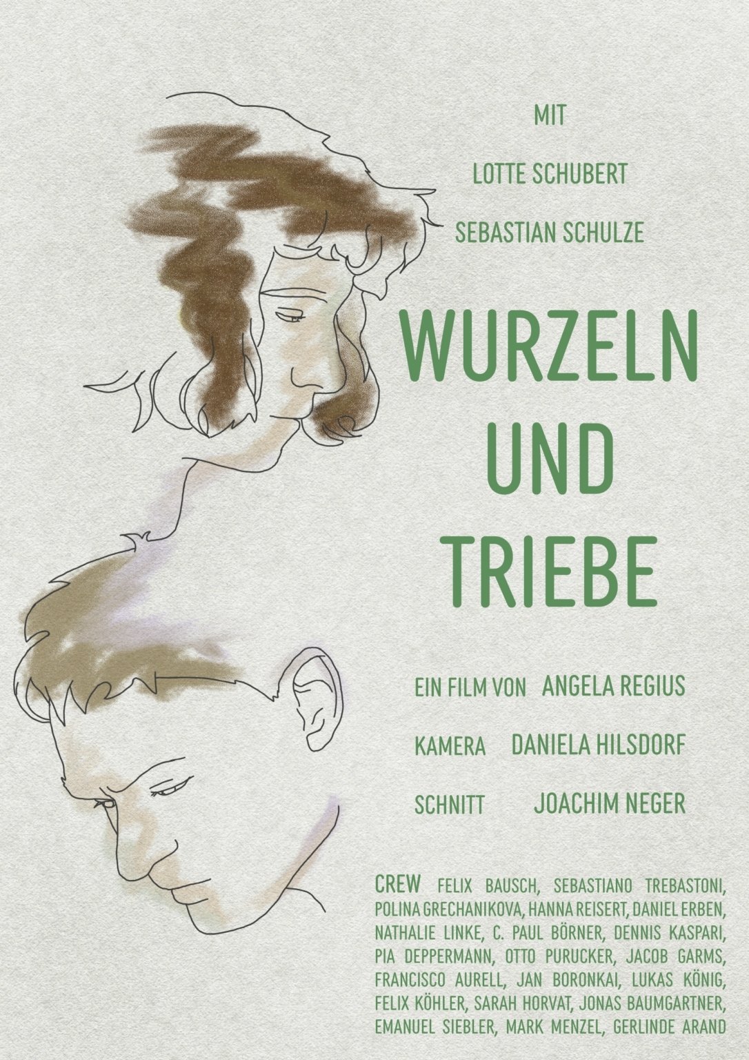 Poster de Wurzeln und Triebe