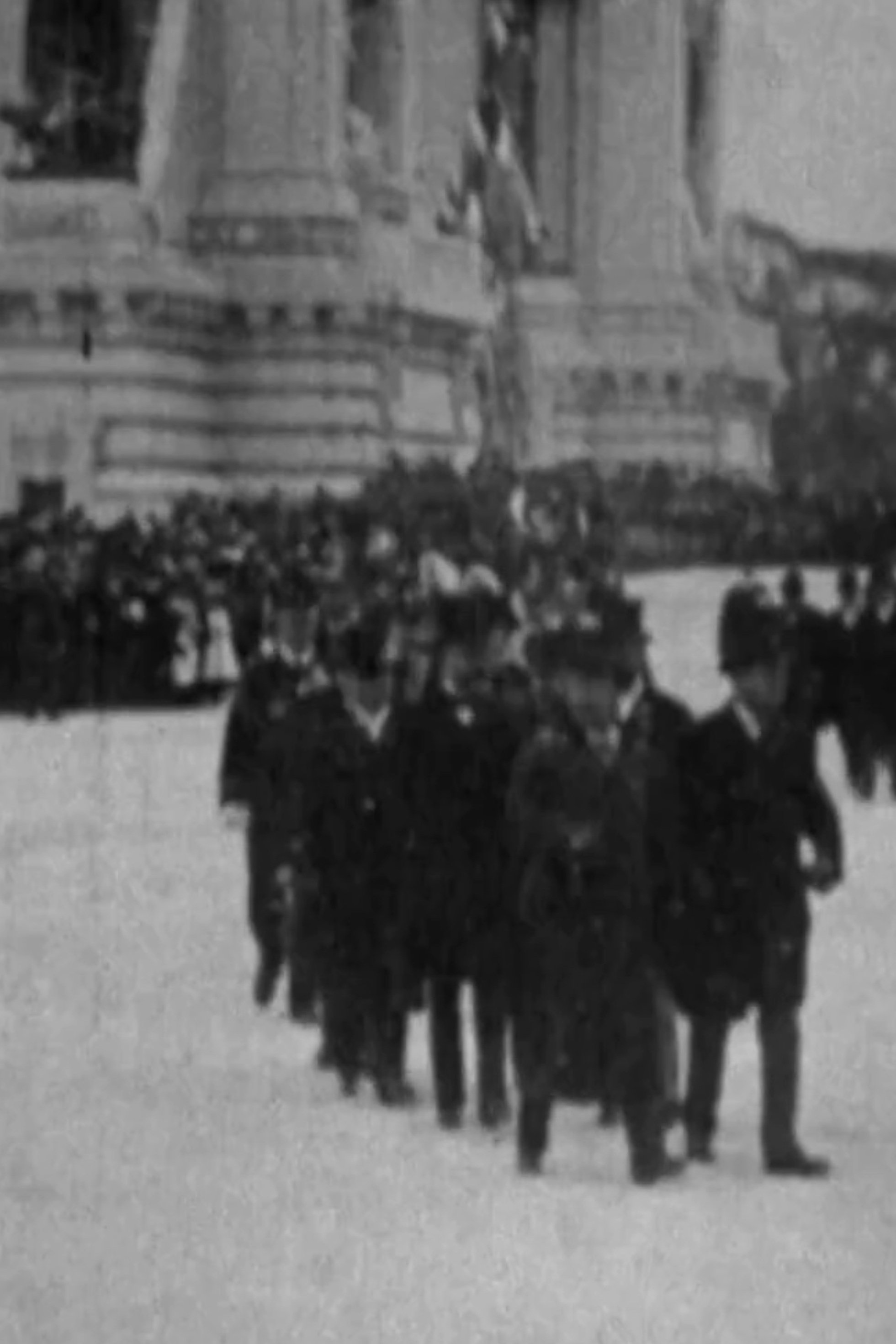 Poster de Opening of the Pan-American Exposition Showing Vice President Roosevelt Leading the Procession