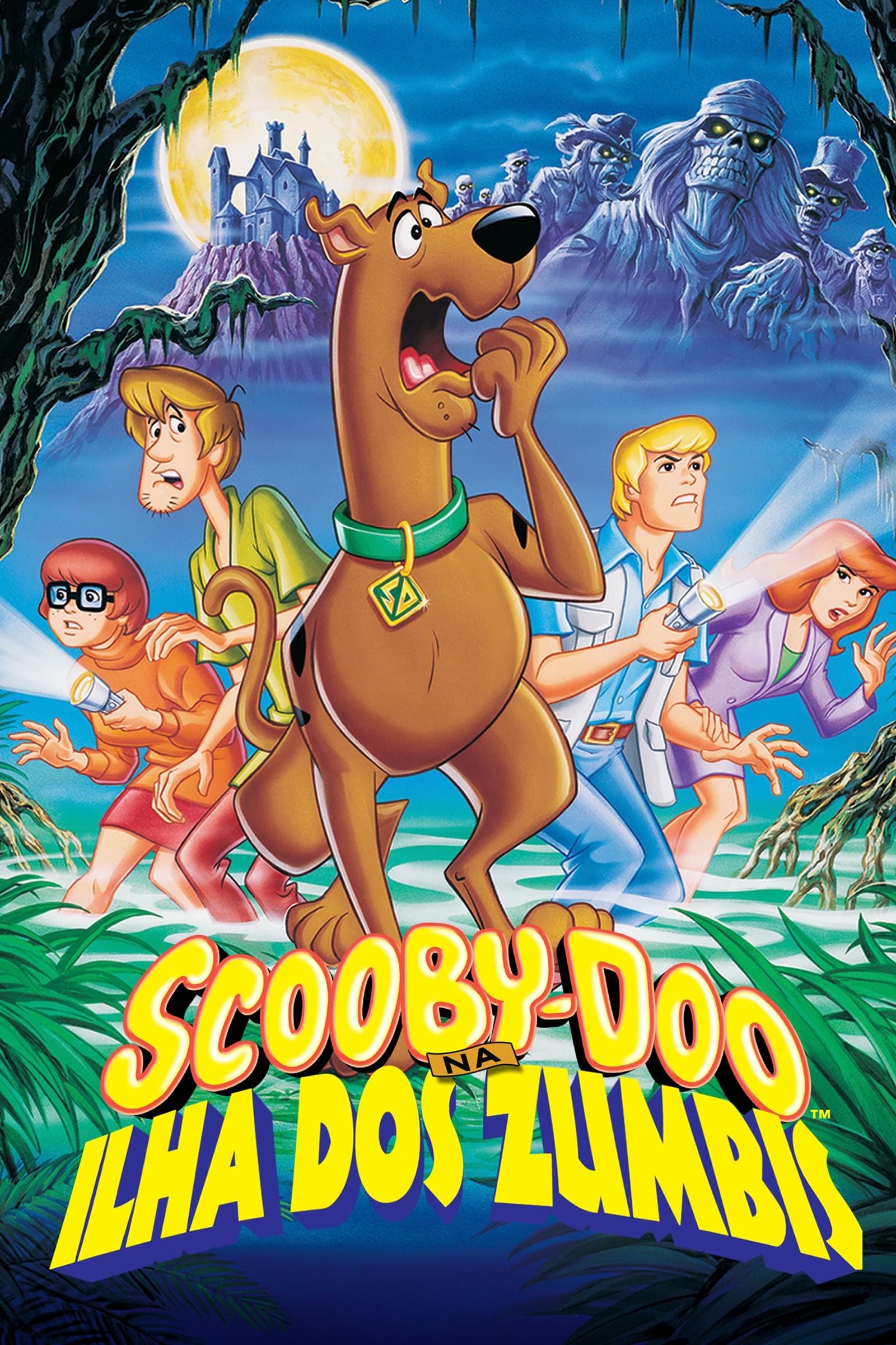 Poster de Scooby-Doo na Ilha dos Zumbis