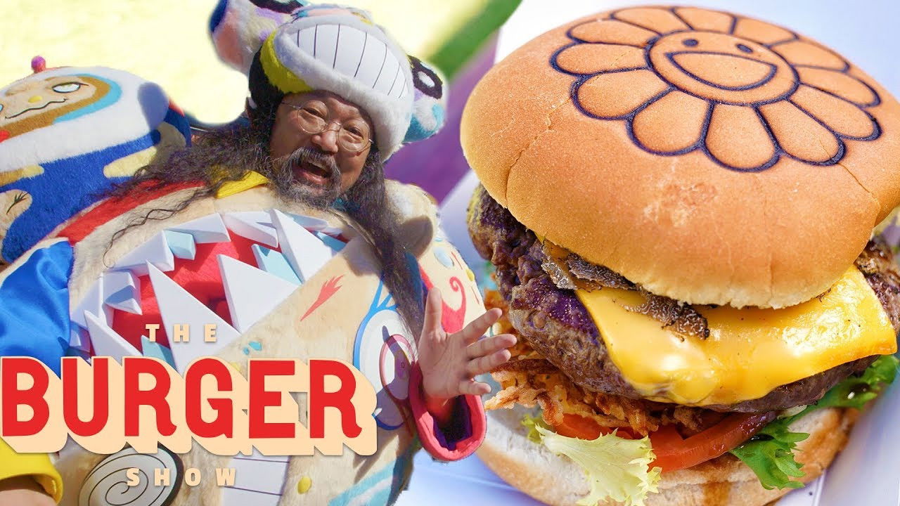Takashi Murakami's Japanese Tempura Burger Is a Work of Art