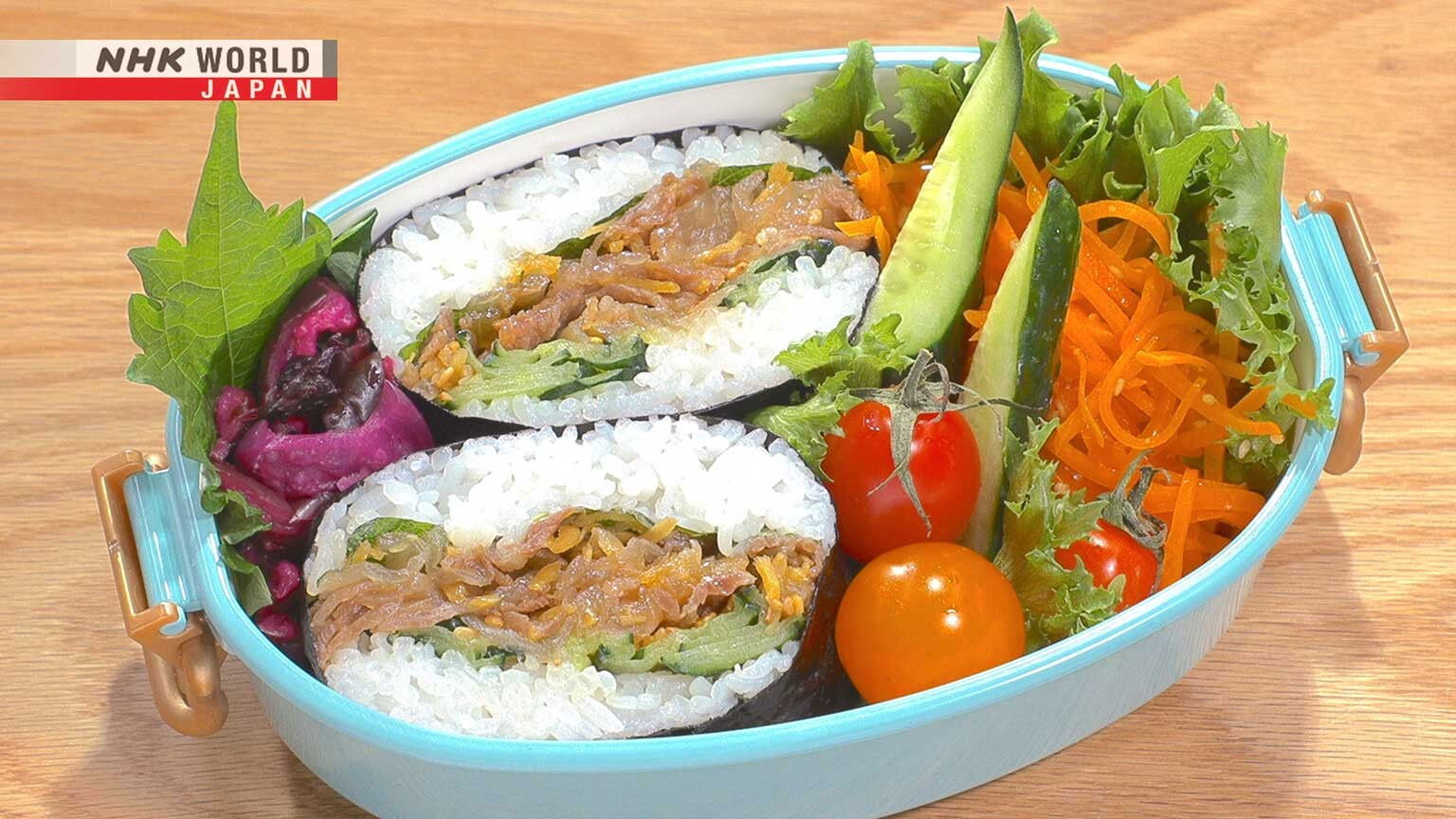 Caramelized Beef (Shigure-ni) Bento & Beef Onigirazu Bento