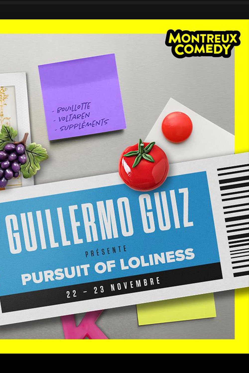 Poster de Montreux Comedy Festival 2024 : Guillermo Guiz présente Pursuit of Loliness