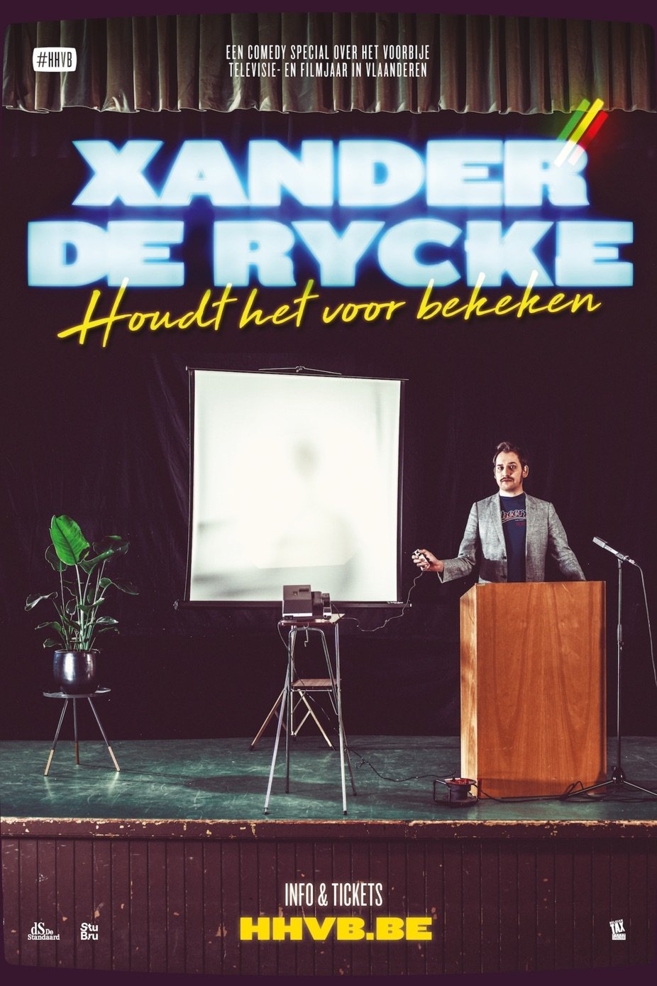 Poster de Xander De Rycke: Houdt Het Voor Bekeken 2018-2019