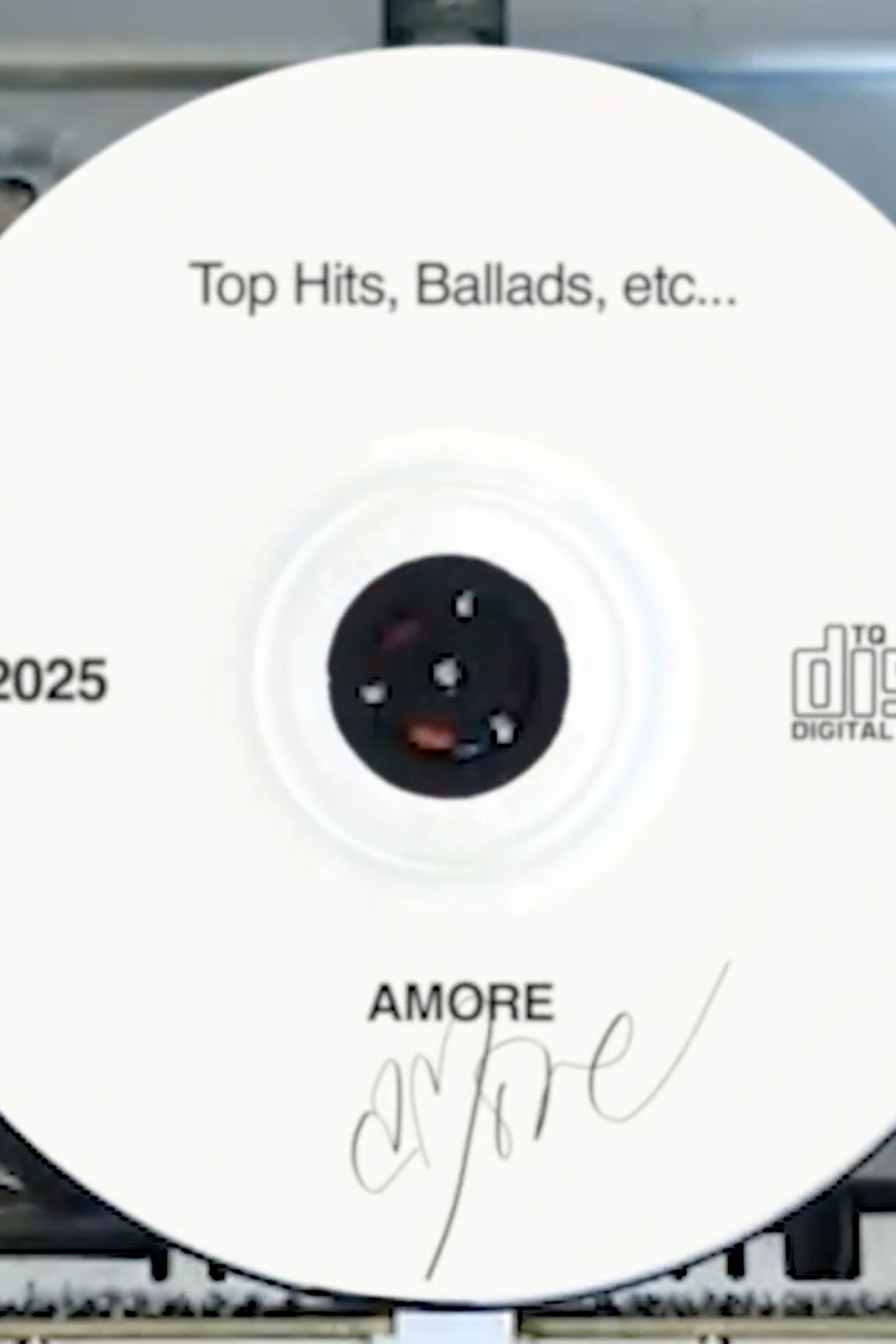 Poster de 'AMORE LISTENING PARTY' - Top Hits, Ballads, etc...