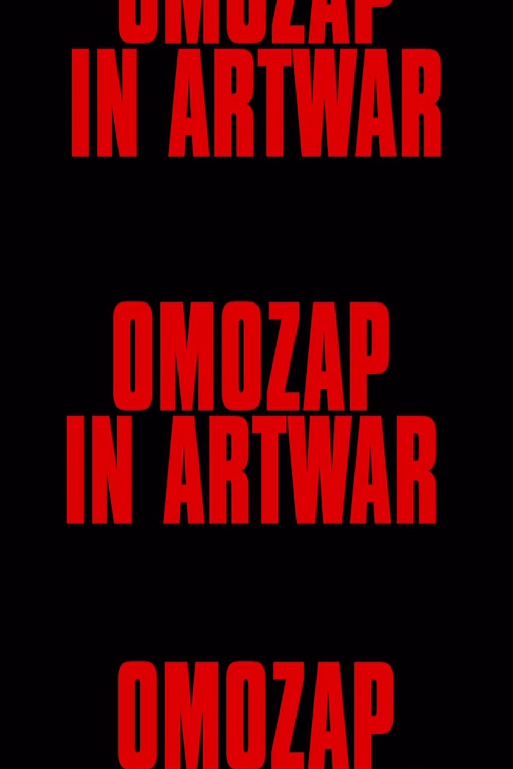 Poster for Omozap in Artwar