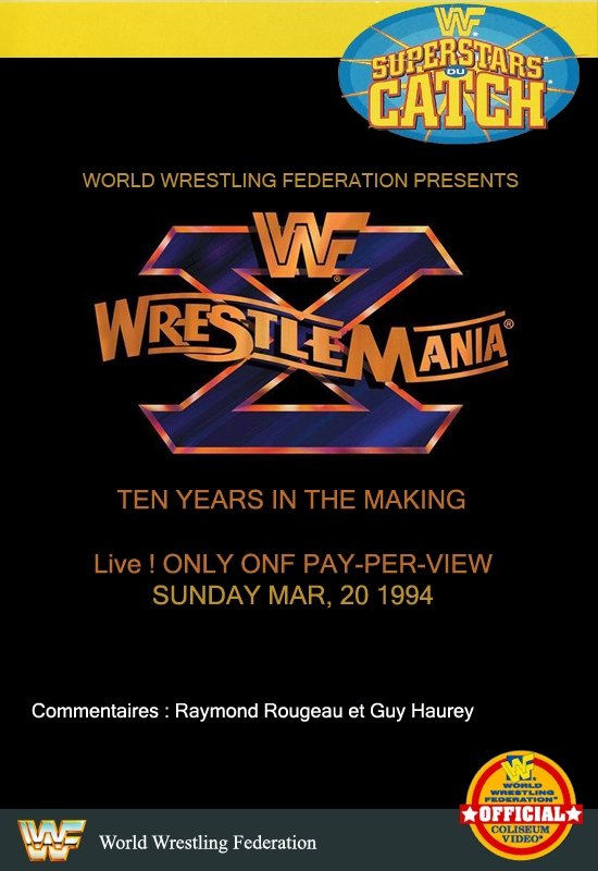Affiche du film WWE WrestleMania X