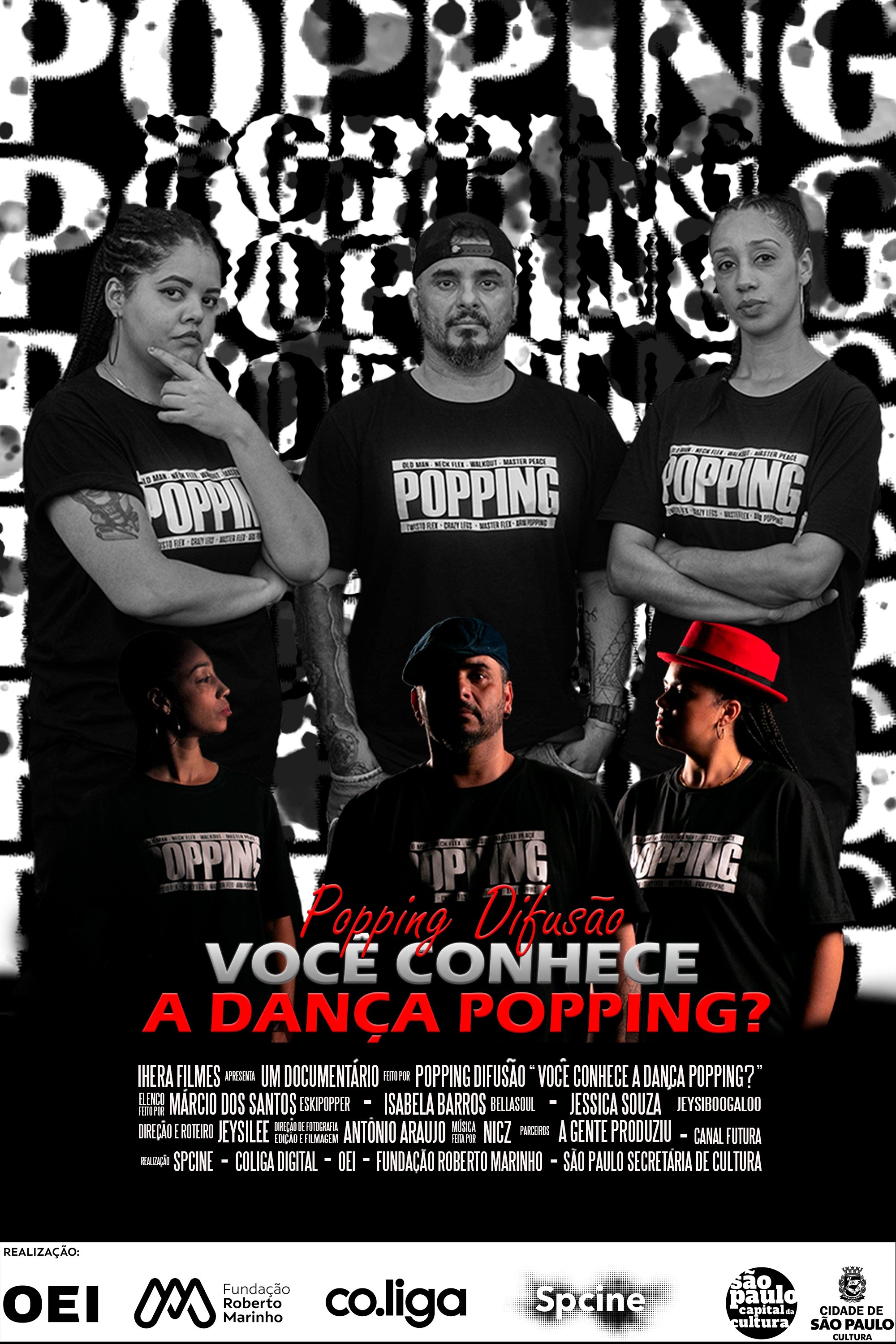 Poster de Popping Difusão - Você Conhece a Dança Popping