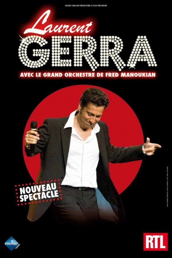 Poster de Laurent Gerra - Avec le grand orchestre de Fred Manoukian au Palais des Sports