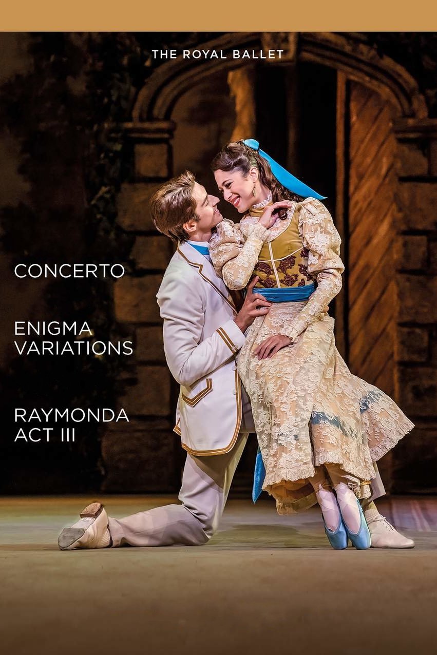 Poster de Concerto / Enigma Variations / Raymonda Act III (Royal Ballet)