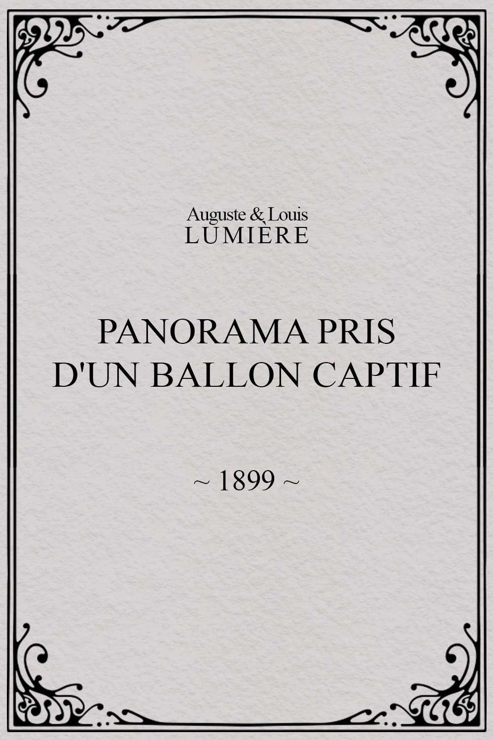 Poster for Panorama Taken from a Tethered Balloon